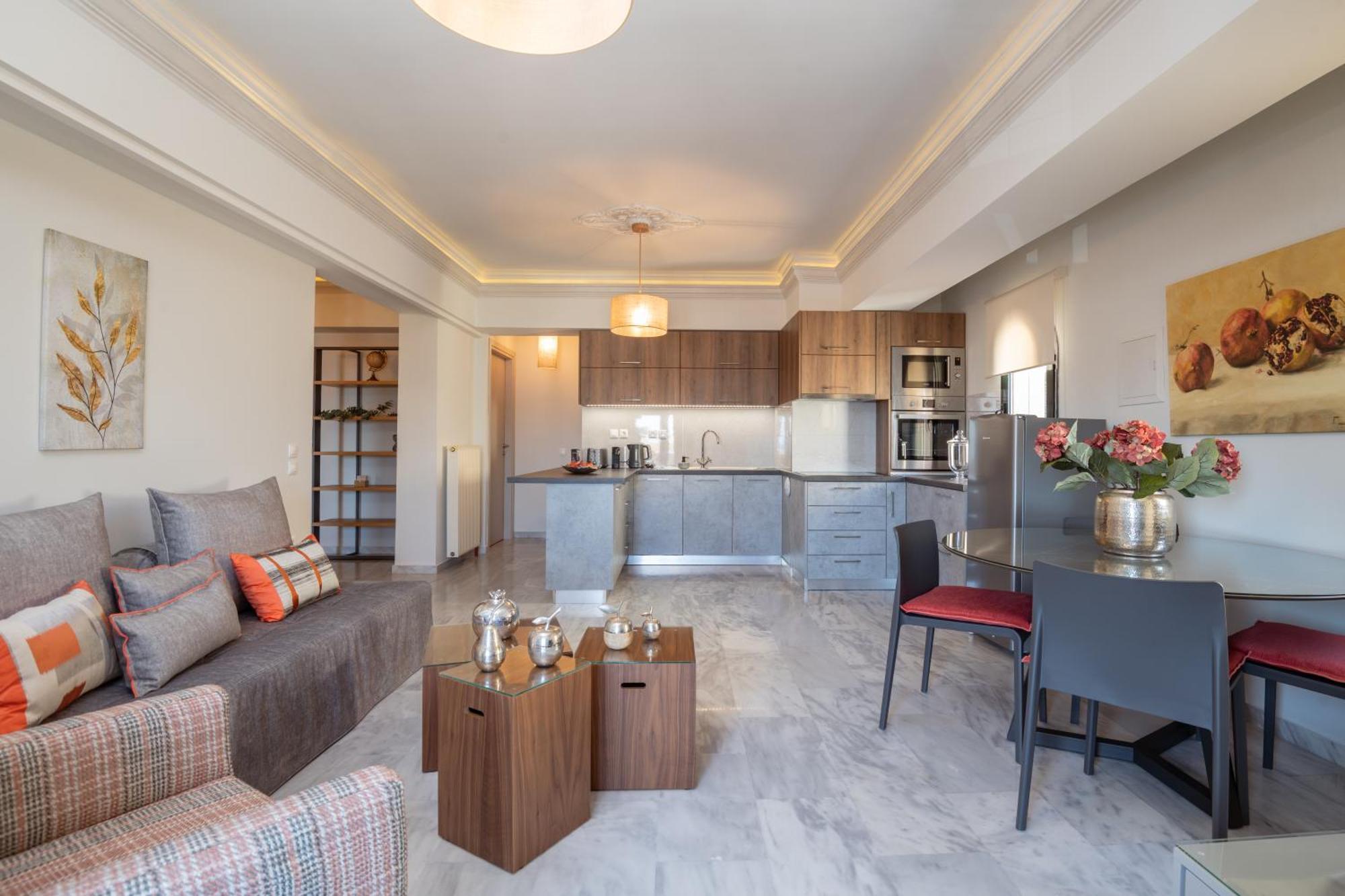 Exanimo Luxury Apartments Zakynthos stad Rum bild