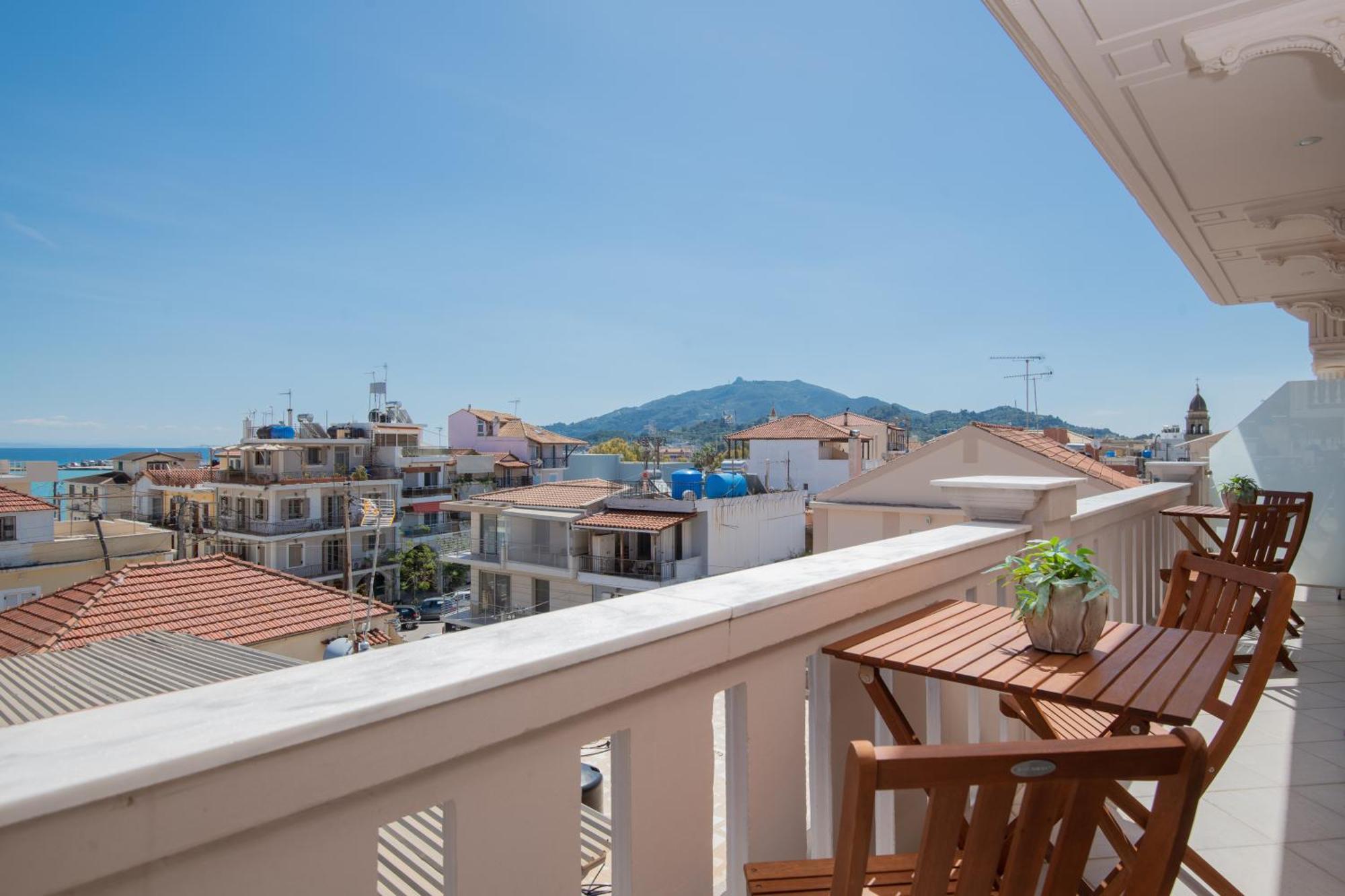 Exanimo Luxury Apartments Zakynthos stad Rum bild